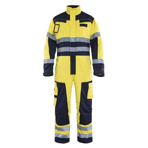 Overall Multinorm High Vis 6378 - geel/marineblauw