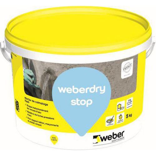 Waterdichte en directe waterdruk-stop - Weber