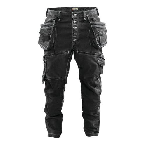 Pantalon x1900 artisan Cordura® denim/stretch 2D noir