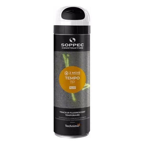 Peinture bombe de marquage temporaire tempo tp - Soppec