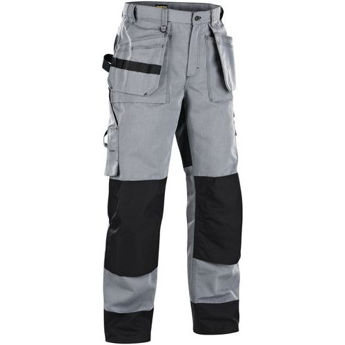 Pantalon artisan heavy worker - Gris clair/noir - Blåkläder