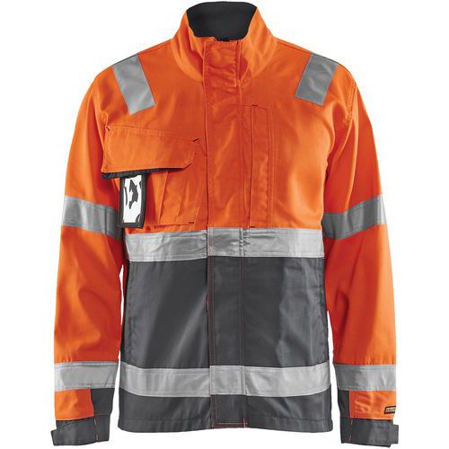 Werkjack hoge zichtbaarheid - fluorescerend oranje - Blåkläder