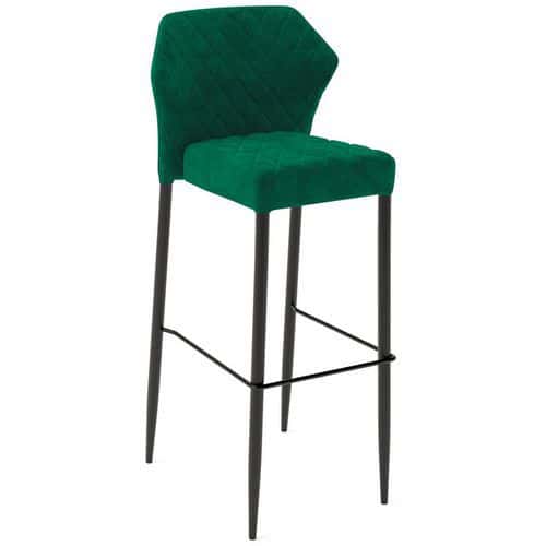 Tabouret empilable LOUIS velours