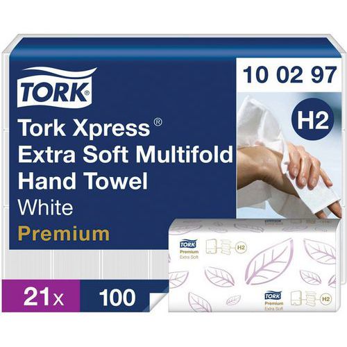 Handdoeken Premium H2 met ZZ-vouw - Tork