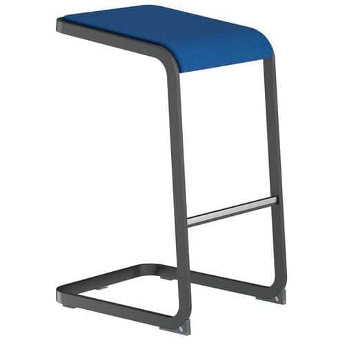 Tabouret haut avec pied anthracite C-Stool