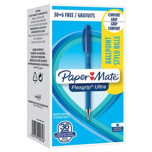 Intrekbare balpen Papermate Flexgrip Ultra