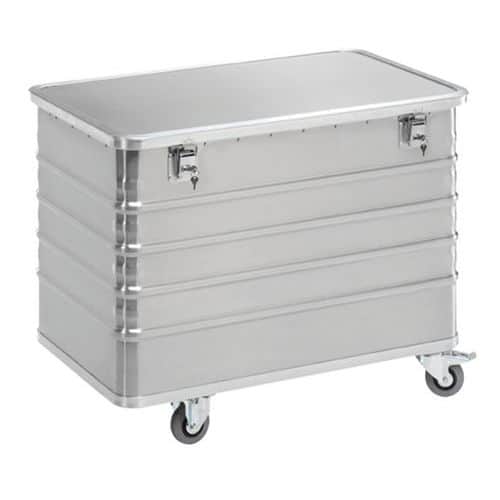 Chariot conteneur en aluminium - Capacité de 223 L à 656 L