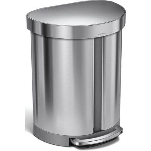 Afvalemmer Half Rond Sensor 45 liter - Simplehuman