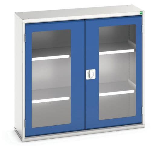 Armoire Verso Portes Transparentes Avec 2 Tablettes 1050x350x1000_Bott