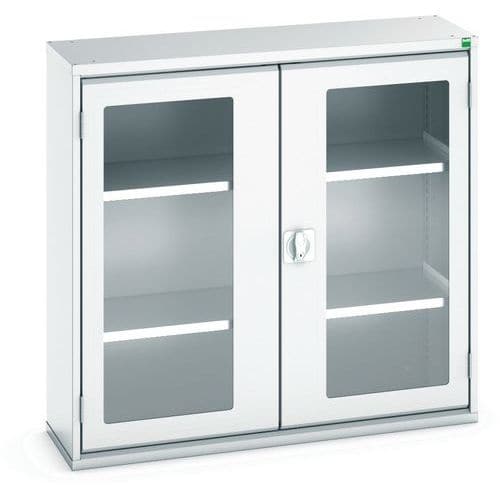 Armoire Verso Portes Transparentes Avec 2 Tablettes 1050x350x1000_Bott