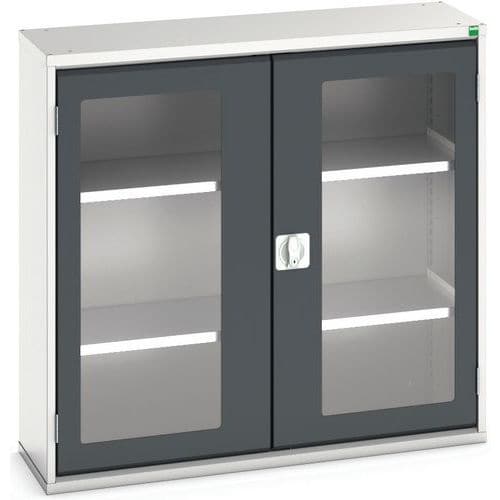 Armoire Verso Portes Transparentes Avec 2 Tablettes 1050x350x1000_Bott