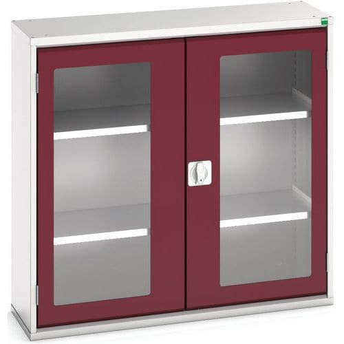 Armoire Verso Portes Transparentes Avec 2 Tablettes 1050x350x1000_Bott