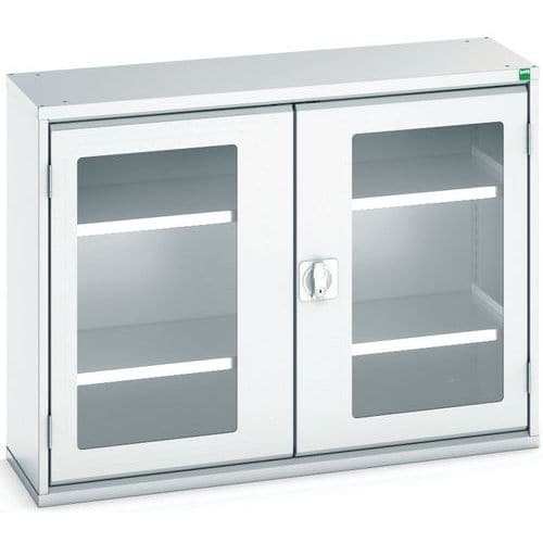 Armoire Verso Portes Transparentes Avec 2 Tablettes 1050x350x800_Bott