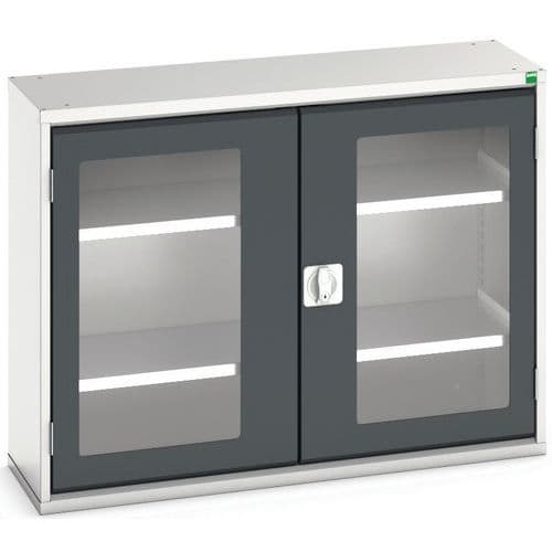 Armoire Verso Portes Transparentes Avec 2 Tablettes 1050x350x800_Bott