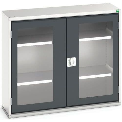 Armoire Verso Portes Transparentes Avec 2 Tablettes 1050x350x900_Bott