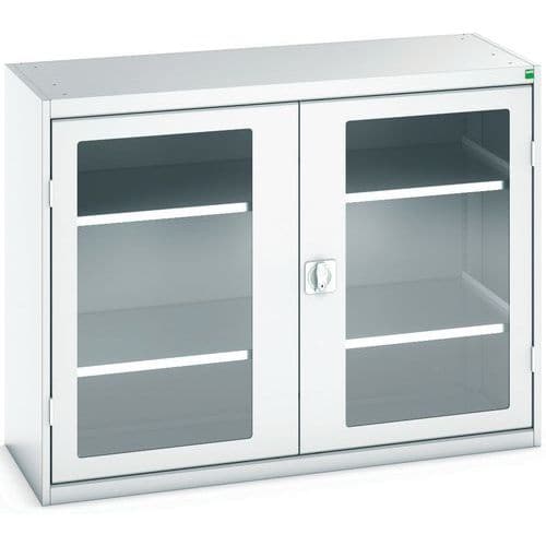 Armoire Verso Portes Transparentes Avec 2 Tablettes 1300x550x1000_Bott