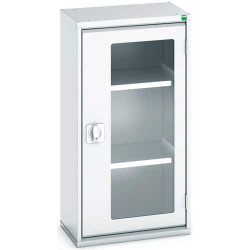 Armoire Verso Portes Transparentes Avec 2 Tablettes 525x350x1000_Bott