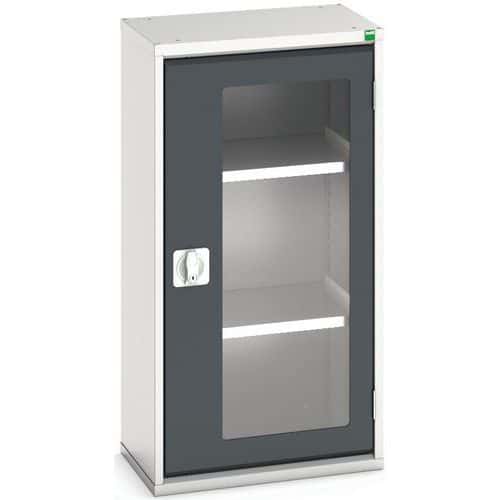 Armoire Verso Portes Transparentes Avec 2 Tablettes 525x350x1000_Bott