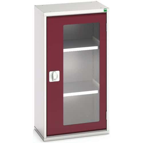 Armoire Verso Portes Transparentes Avec 2 Tablettes 525x350x1000_Bott