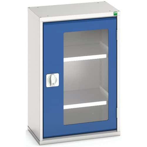 Armoire Verso Portes Transparentes Avec 2 Tablettes 525x350x800 - Bott