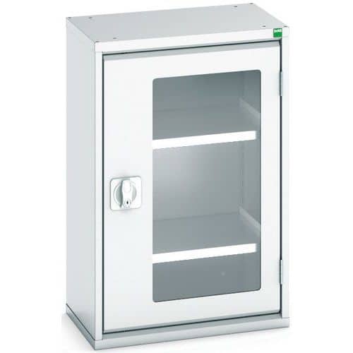 Armoire Verso Portes Transparentes Avec 2 Tablettes 525x350x800 - Bott