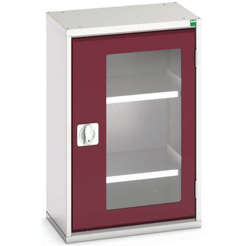 Armoire Verso Portes Transparentes Avec 2 Tablettes 525x350x800 - Bott