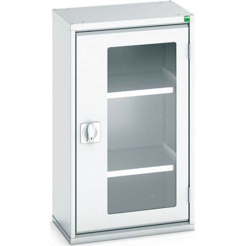 Armoire Verso Portes Transparentes Avec 2 Tablettes 525x350x900 - Bott