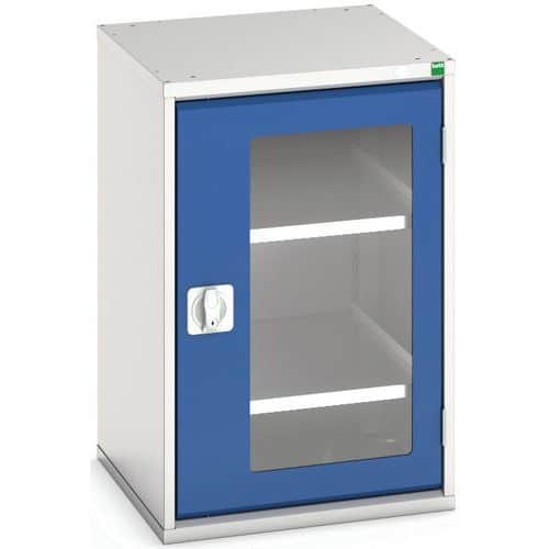 Kast Verso - transparante deuren - 2 legborden 525x550x800 - Bott