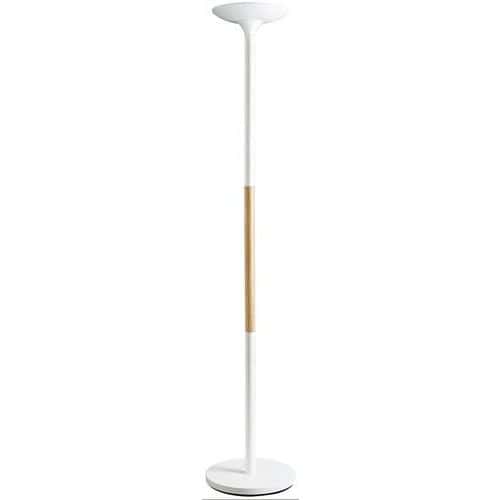 Lampadaire LED Pryska - Bois et blanc - Unilux