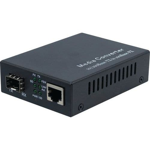 Glasvezelomvormer Fast Ethernet