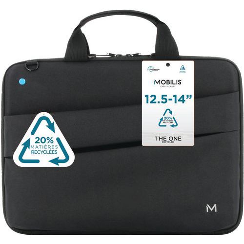 Laptoptas The One Rugged - 20 % gerecycled tas - zwart - Mobilis