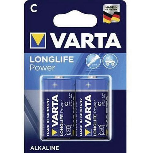 Piles alcalines LR14 blister de 2 - Varta