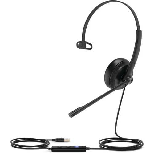 Casque avec coussinets cuir UH34 Mono Teams Micro USB A - Yealink