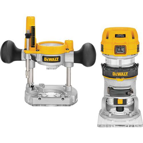 Kantenfrees en bovenfrees 900W 6-8 mm - koffer - DEWALT