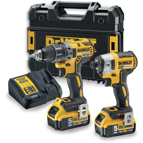 2-delig gereedschapsset XR 18V 5Ah Li-Ion - DEWALT