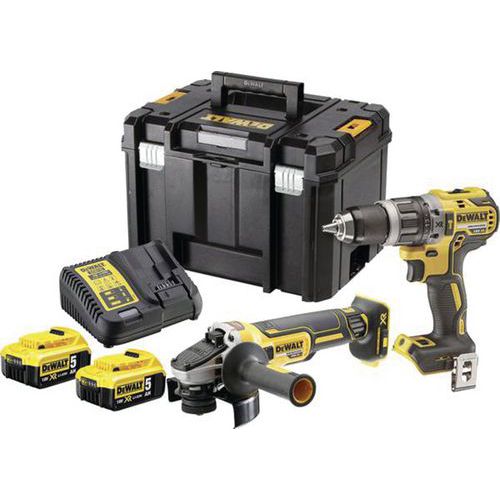 2-delig gereedschapsset XR 18V 5Ah-Li-Ion Brushless - DEWALT