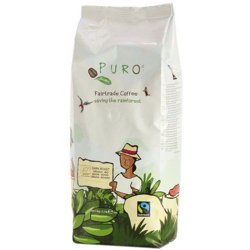 Dark Roast Puro fairtrade koffiebonen 1 kg 100% Arabica - Miko