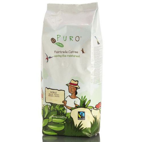 Noble Puro Fairtrade koffiebonen 1 kg 80% Arabica - Miko