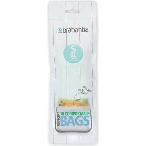 Sac poubelle 6L compostables - Brabantia