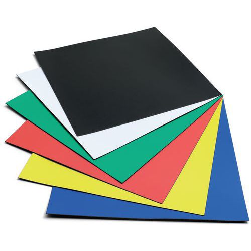 Carrés magnétiques coloris assortis Nobo