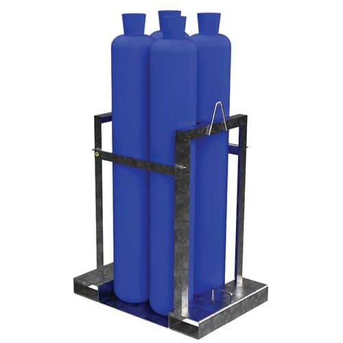 Support mobile pour bouteilles de gaz ø 230 mm - Sameto Technifil