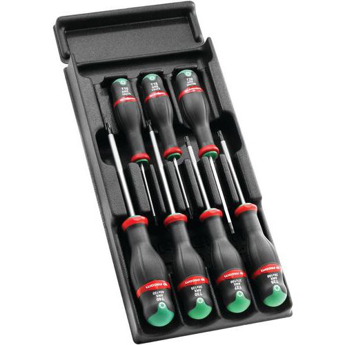 Plateau pour module de 7 tournevis Protwist® - Torx®