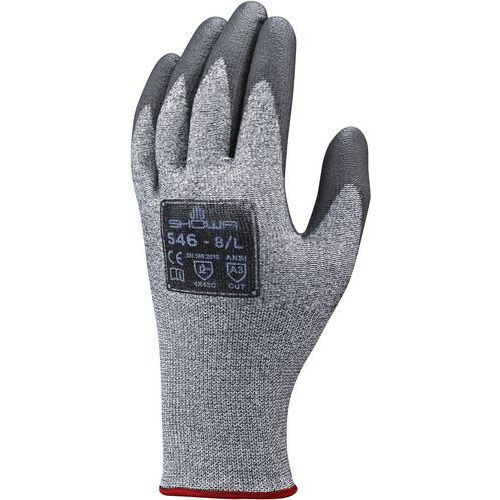 Gants résistants aux coupures 546 gris - Doublure Duracoil _Showa