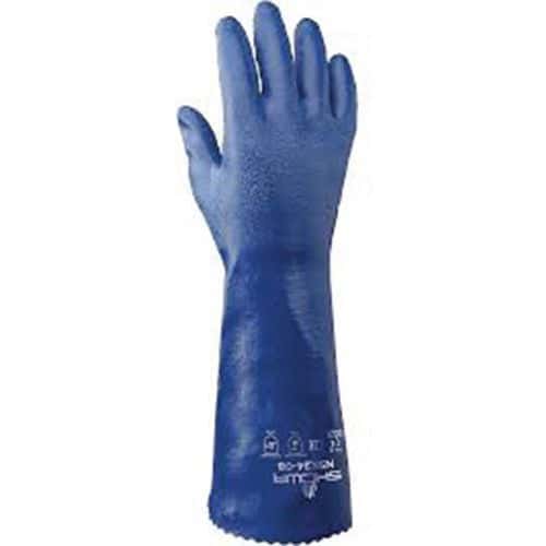 Gants de protection chimique NSK 24 - Enduction nitrile / Showa