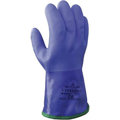 Gants de protection chimique résistants froid 495 - Doublure amovible