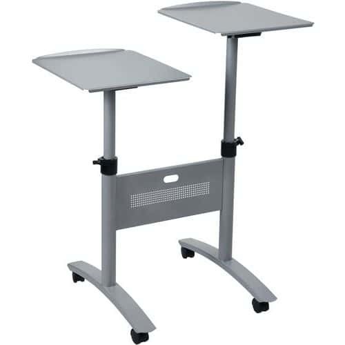 Projectortafel Trolley Dubbel platform Nobo