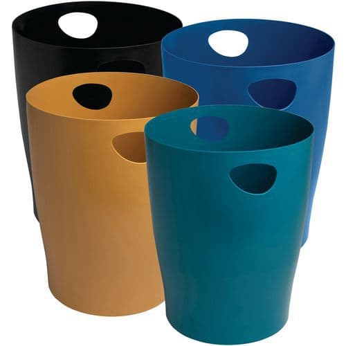 Corbeille à papier assorti Ecobin Neo Deco - Lot de 8 - Exacompta