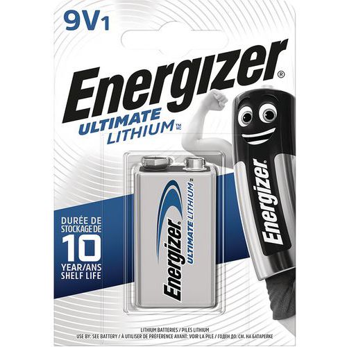 Lithiumbatterij Ultimate - LR61 - 9 V - Energizer