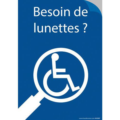 Sticker - BESOIN DE LUNETTES ?