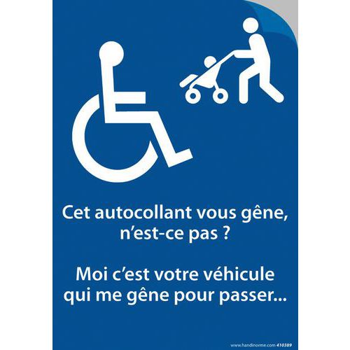 Sticker CET AUTOCOLLANT VOUS GENE N'EST-CE PAS ?